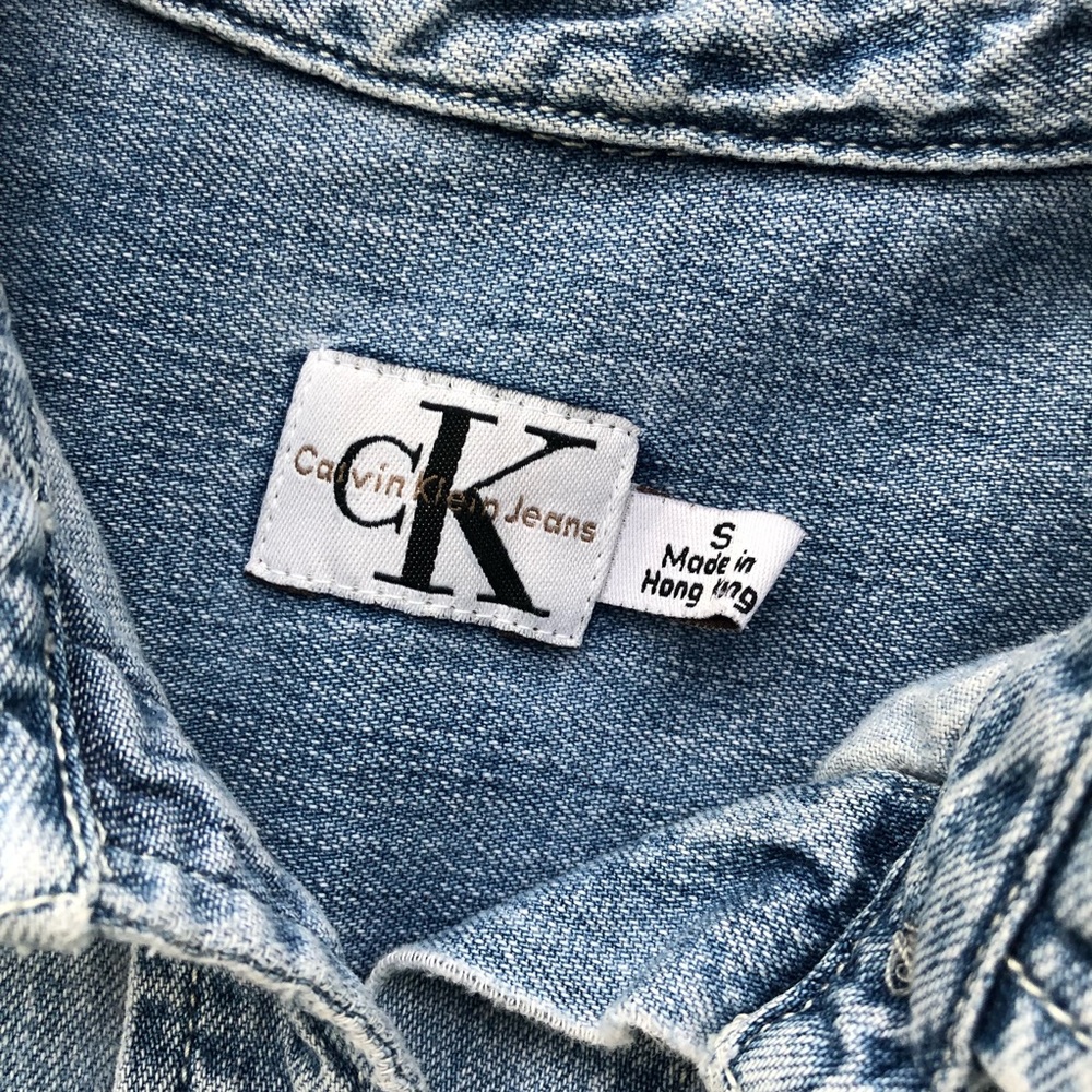 Vintage Calvin Klein denim shirt - Picture 3 of 4